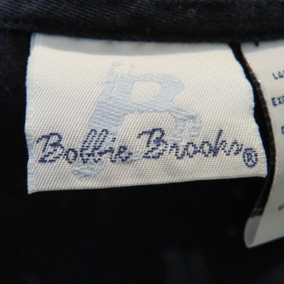 Vintage Bobbie Brooks Embroidered Floral Vest - Navy Blue UNISEX - Picture 8 of 9